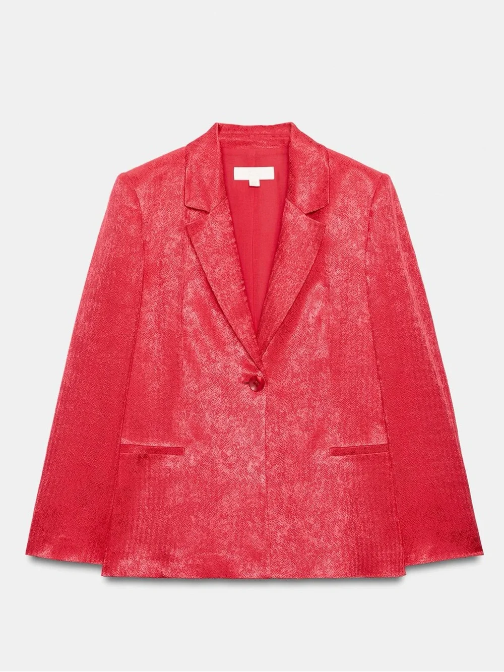 ZARA 2 PIECES MATCHING SET 100% VISCOSE JACQUARD BLAZER AND JACQUARD PANTS